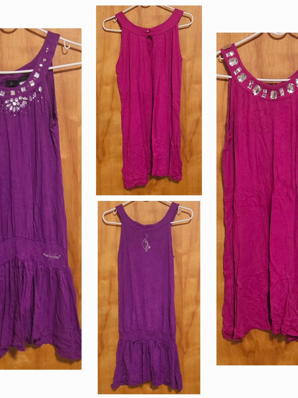 BABY PHAT FASHION GIRL DRESS PURPLE OR PINK